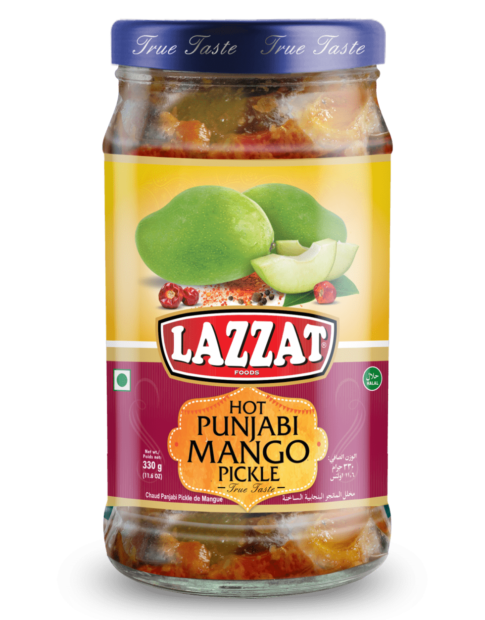 Premium Pickles Lazzat Foods True Taste