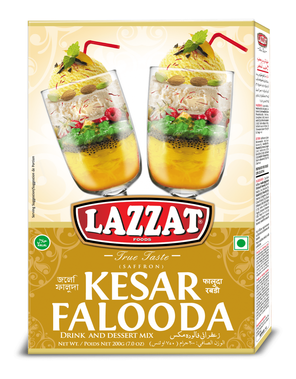 Kesar Falooda - LAZZAT FOODS - TRUE TASTE