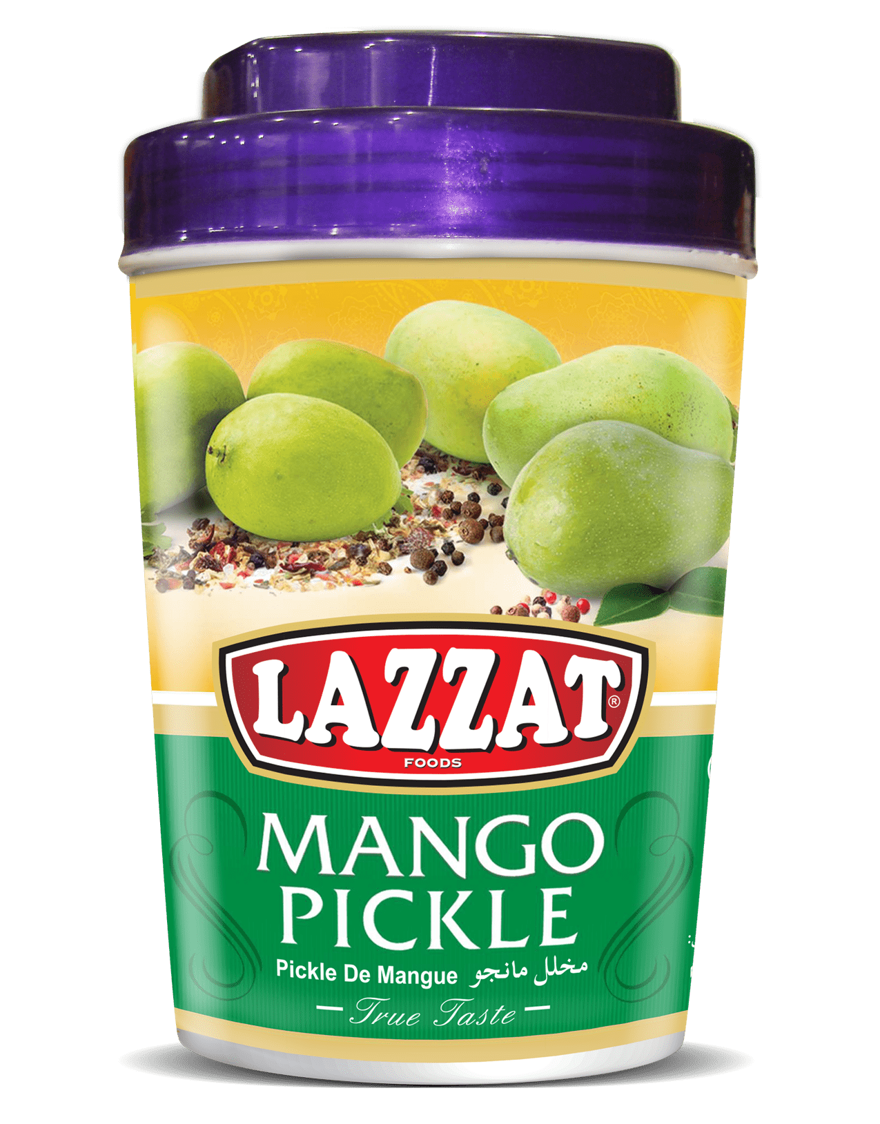 Mango Pickle 1kg Lazzat Foods True Taste