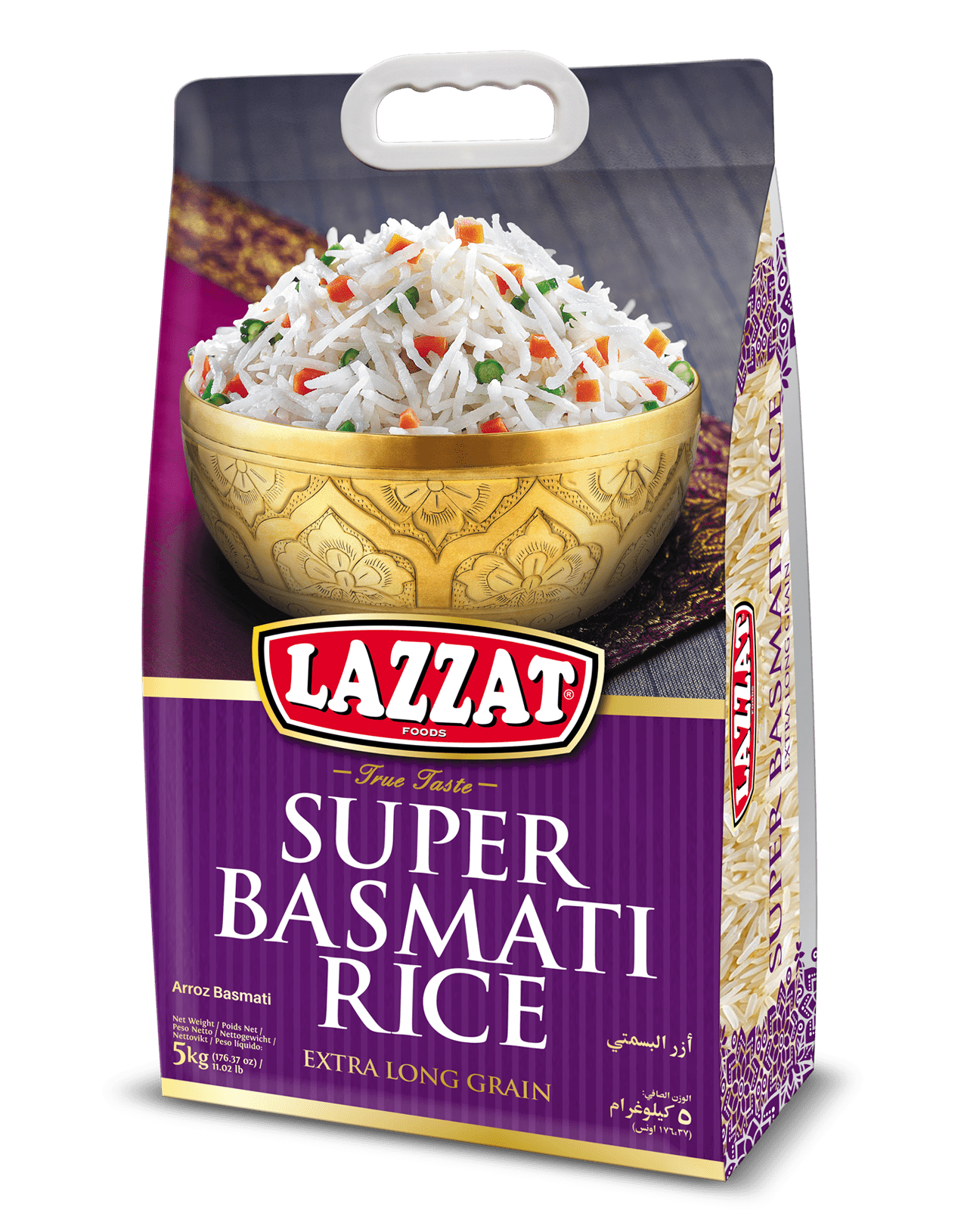 BASMATI RICE - LAZZAT FOODS - TRUE TASTE