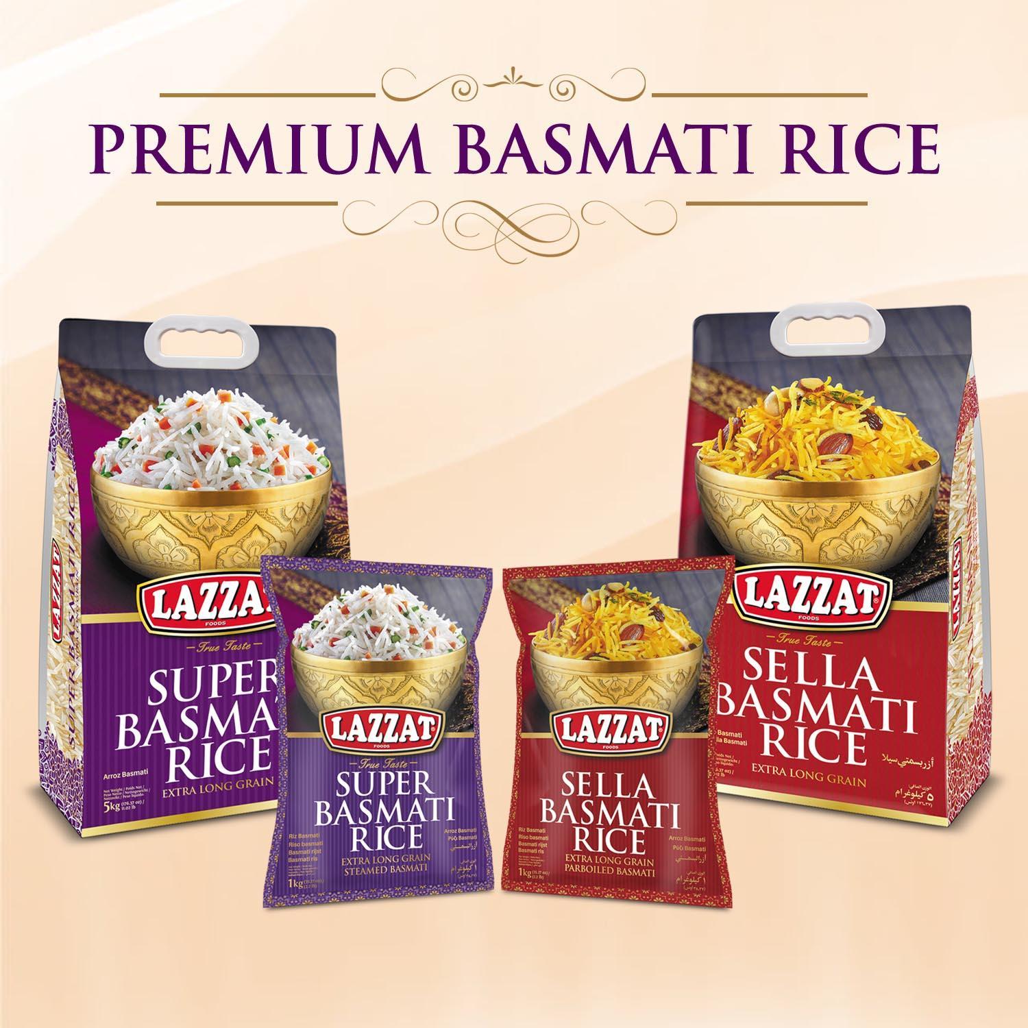 BASMATI RICE - LAZZAT FOODS - TRUE TASTE